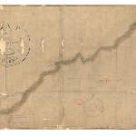 Cover image for Map - Hobart 10 - Plan of part of Freshwater River at Hobart Town surveyor George Prideaux Harris