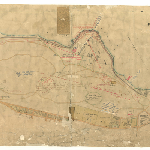 Cover image for Map - Hobart 94 - Plan of Queens Domain, Hobart - surveyor Hall (Field Book 936)