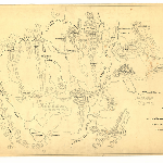 Cover image for Map - Exploration Chart 21 - western exploration topographical map including Lake Peddar and the Serpentine, Gordon, Huon and Florentine Rivers - surveyor AS Atkins