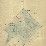 Cover image for Map - Somerset 67 - parish of Cadbury, township of Lincoln, road to Cleveland, Macquarie River and various landholders - surveyor W Alcock Tully (Field Book 796) landholders TAYLOR R, ARCHER E,
