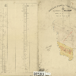 Cover image for Map - Somerset 72 - parish of Cornwallis, York Rivulet - surveyor Henry Bennison landholder LORD J