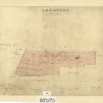Cover image for Map - Somerset 73A - parish of Cornwallis, various landholders - surveyor Henry Bennison