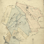 Cover image for Map  - Somerset 75 - parishes of Milton, Chatsworth, Eldon and Pakenham, Ellenthorpe estate of GC Clark, Great Lake Rd, Vicary's, Flood's, Green and Gavins Ck, Black Sugarloaf, rd from Macquarie to Antill Ponds, surveyor Clayton (Field Book 802)