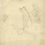 Cover image for Map - Somerset 79 - diagrams from actual survey showing grants around Lake Sorell and Cradle Hill, Molly Yorke's Night Cap, Western Tier, Isis River and Native Plains - surveyor John Hurst