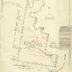 Cover image for Map - Somerset 92 - parish of Lincoln, Newham Park estate, Macquarie River, Cressy to Ross road and various landholders - surveyor WR Pitfield (Field Book 843)