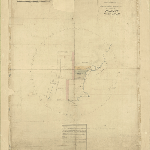 Cover image for Map - Pembroke 13 - parish of Sorell, showing grants to various landholders between Sorell and Iron Rivulets - surveyor G Woodward landholders HUMPHREY A W H, COLLEY T, BAXTER W, REDPATH W,