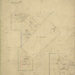 Cover image for Map - Pembroke 38 - vicinity of Little Swanport, Little Swanport Rv, road from Spring Bay to Swansea, Ravensdale Rvt, inset map including Rocky Water Hole Ck  (Field Book 856)   landholders MURRAY W AND MATHER R A, MOREY A, PERKINS J AND WALCH C E