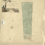 Cover image for Map - Buckingham 107 - parish of New Town, plan of estate owned by J Beaumont partly bordered by New Town Creek - surveyor Gresley landholder BEAMONT J