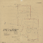 Cover image for Map - Pembroke 87 - parish of Kilmanahan, White Kangaroo River - surveyor Butler (Field Book 735) landholder CALVERT R H