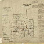 Cover image for Map - Wellington 11 - parish of Quiggin, portion of timber reserve subdivision for auction, including Big Creek and various landholders - surveyor FE Windsor (Field Bok 860)