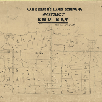 Cover image for Map - Wellington 20 - Van Diemen's Land Company district, Emu Bay, Cam River, Cooee Creek and Burnie