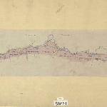 Cover image for Map - Wellington 24 - plan showing sea coast and coastal road between Burnie and Cam River, including various landholders