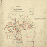 Cover image for Map - Wellington 47 - parish of Togari, subdivision of Britton's Swamp including Plain's Creek, various landholders and an inset location map of Tasmania