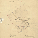 Cover image for Map - Buckingham 118 - parish of Neena, various landholders including Russell Falls River - surveyor Thomas Frodsham (Field Book 32) landholders C L, NICHOLLS H R,