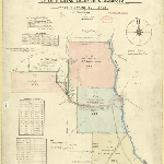 Cover image for Map - Buckingham 122 - parish of New Norfolk, plan showing lots and adjacent land partly bordered by Dry Ck and roads to New Norfolk, Mt Lloyd and Glenfern - surveyor Claude Bernard (Field Book 35) landholders LAWTON J, HOLMES W, ELLIOTT J, COLEMAN G