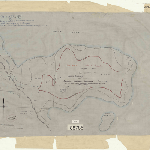 Cover image for Map - Westmorland 94 - tracing supplied by Hydro Electric Department including Greak Lake, Helen Island, Reynolds Neck and various landholders