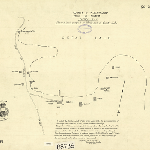 Cover image for Map - Westmorland 95 - parish of Tiagarra, sketch plan showing land occupied at northern end of Great Lake including road from Deloraine to Miena and various landholders