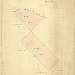 Cover image for Map - Cornwall 10 - parish of Uplands, Nile River, and various landholders, from Mr D'Arcy's survey