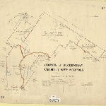 Cover image for Map - Buckingham 128 - parish of New Norfolk, various landholders - surveyor Thomas Frodsham (Field Book 38) landholders  MAPLEY S J, TIMBS R E,