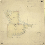 Cover image for Map - Cornwall 34 - parish of Beverly, includes Ben Lomond Rivulet, Eagle Hawk Creek, and various landholders, Surveyor James Scott,