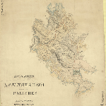Cover image for Map - Cornwall 51 - Hundred of Launceston, Breadalbane, Perth and Evandale, includes South Esk River, North Esk River, Tamar River, and various landholders