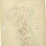Cover image for Map - Cornwall 71 - parish of Boultbie, Seymour, Doctors Creek, Picanini Point, road to St Marys, to Thompson Marshes and St Paul, various landholders, Surveyor Thompson, field book no. 187 landholders HARRY R, THORNBURY W, C L,
