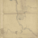 Cover image for Map - Lincoln 3 - diagram from actual survey of the Clarence Rv, Power's Rvt, Clarence lagoon, surveyor John King, field book no.496
