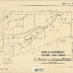 Cover image for Map - Buckingham 136 - parish of Conningham, lots for sale the property of the late JH Vigar near Mason's Creek