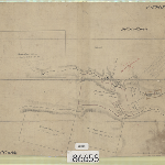 Cover image for Map - Buckingham 13 - parish of Hobart showing Wrights Mill, Distillery, Hobart Rivulet and Sandy Bay Rivulet, landholders LOWES T Y, MIDWOOD F A, MIDWOOD F A, LORD E, REDDING A, ROBERTSON C, MURRAY R L, ROBERTSON C, STACEY T,