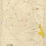 Cover image for Map - Buckingham 154 - parish of Hobart, Main Line railway and properties between Amy St and Lampton Ave Moonah, surveyor W Scott, landholders FORDHAM F, CHURCH OF ENGLAND, MURDOCH HJ AND ORS, CLOSER SETTLEMENT BOARD, HYDRO ELECTRIC COMMISSION, EMMETT H