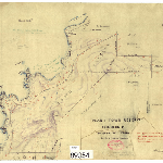 Cover image for Map - E/21 - Plan of Emita town reserve, Flinders Is, parish of lenna, various landholders, surveyor RB Montgomery