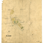 Cover image for Map - R/23 - Risdon, Cleburne, Risdon Sts, Esplanade, Porter Bay, Derwent Rv, various landholders, surveyor Malcolm