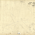 Cover image for Map - B/10b Triangulation survey of town of Beaconsfield and vicinity, various streets and landholders, surveyor Donald Fraser (field book no 1045-46)