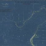 Cover image for Map - S/71H - plan showing surveyed route of railway connecting terminus at East Strahan and Regattta Pt, Long Bay, various streets, Magazine Pt, surveyor Driffield