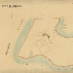 Cover image for Map - S/71J - town of Strahan, Macquarie Harbour, Swan Basin, Southern Ocean, various landholders, surveyor Charles Wilson (field book no.1209)
