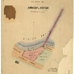 Cover image for Map - S/83 - town of Swansea, diagram from actual survey of the pier and landing place, Franklin St, Esplanade, Swansea pier, Oyster Bay, various landholders