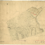Cover image for Map - S/85 - town of Swansea, Oyster Bay, Main Rd, Bridge, Julia, Wellington, Franklin, Victoria, Maria Sts, Waterloo Rd, Esplanade (field book no.1207)