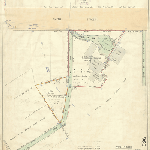 Cover image for Map - S/96 - town of Smithton, Smith St, Bass Hwy, various landholders, surveyor JHE Howell (field book no.1203)