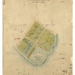 Cover image for Map - B/16 Bellerive, Abbott, Barossa, Fort and Gunning Sts, Esplanade, various landholders (field book no.1044)