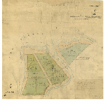 Cover image for Map - T/4 - town of Tarleton, Port Frederick, Middle, Cross Sts, Esplanade, Mersey Rv, Fresh Water Ck, Ballahoo Ck, various landholders and property boundaries, surveyor Dooley (field book no.1316)