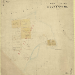 Cover image for Map - U/6 - west portion of the town of Ulverstone, Bertha, Maud, South, Amy, Clara, Mable, Helen, Flora Sts, Esplanade, South Rd, Leven Rv, various landholders, surveyor JA Morrison