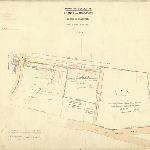 Cover image for Map - B/20 County of Monmouth, parish of Clarence, town of Bellerive, road from Kangaroo Pt to Richmond, Kanagaroo Bay, road to Clarence Plains, various landholders, surveyor GF Lovett