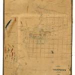 Cover image for Map - Plan of Westbury 1832 (No 1A)