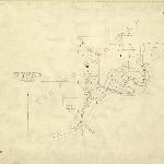 Cover image for Map - W/49A - town of Wyena, Esplanade, Denison Rv, Launceston Scottsdale railway, various landholders