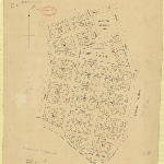 Cover image for Map - Z/6I - town of Zeehan, Fowell, Pedder, Leventhorpe, Fincham, Pillinger, Reid, Solly, Chrisp, Dobson, Bayley, Counsel Sts, property boundaries, surveyor Chrisp (field book no.1327)