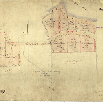 Cover image for Map - B/31 Bicheno - Waubs Bay, Esplanade, Gordon St, Murray St, Seymour St, Foster E St, various landholders, surveyor Burgress (field book no 1041)