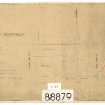 Cover image for Map - B/41 Bothwell - township of Bothwell, Alexander St, Market Place, George St, Patrick St, Michael St, Mary, surveyor Cotton