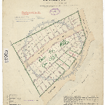 Cover image for Map - Glenorchy 30 - Town of Glenorchy - Subdivision of 6A 2R 19P portion of 58A 1R 24P granted to S. Shoobridge (Timsbury Estate) H.A. Chantrill's Estate, FB 1254