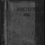Cover image for Register of admissions - males