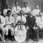 Cover image for Photograph - North Launceston Cricket Club, B Grade premiers, 1907-1908